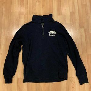 Roots Quarter Zip Sweater Size Small